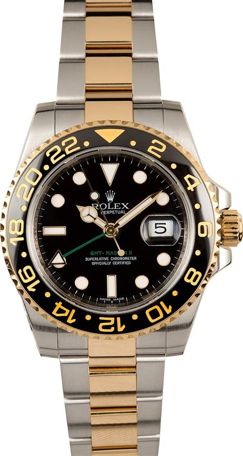 rolex gmt dual tone|rolex gmt 116713.